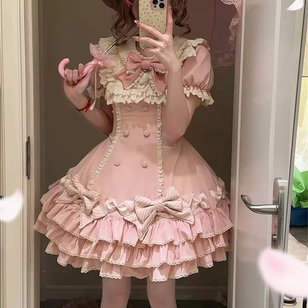 Rosa Mini Kleid