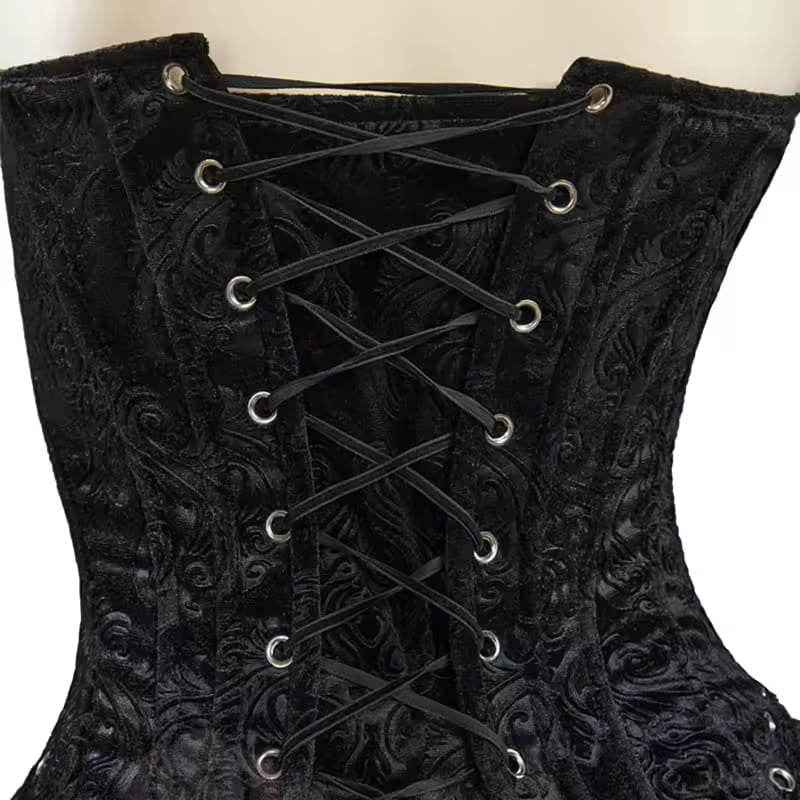 Gothic 2-Teiler Set – Top & Rock mit Accessoires
