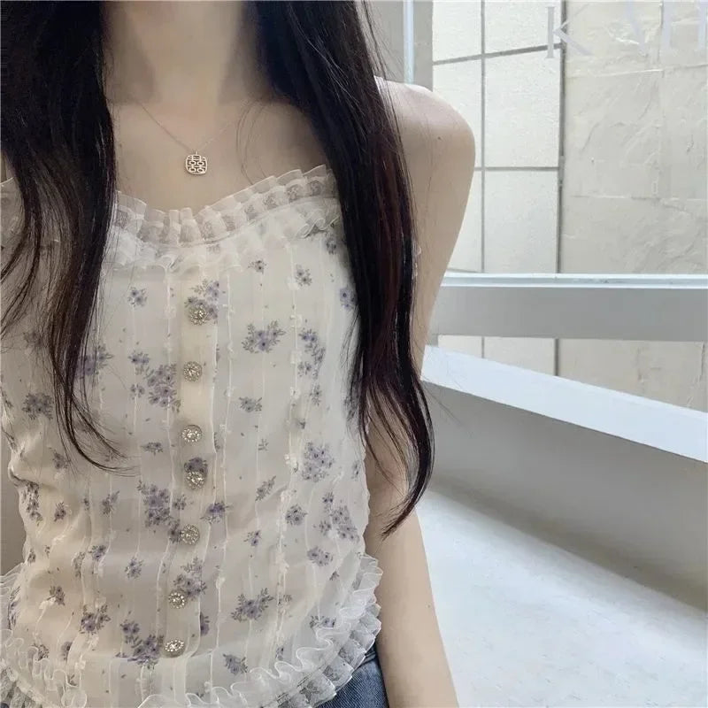 Florales Top – Feminin und verspielt