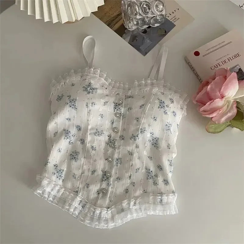 Florales Top – Feminin und verspielt