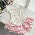 Kawaii Lolita 2 Teiler Rosa Princess Set
