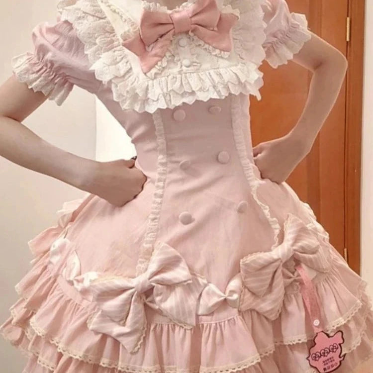 Rosa Mini Kleid