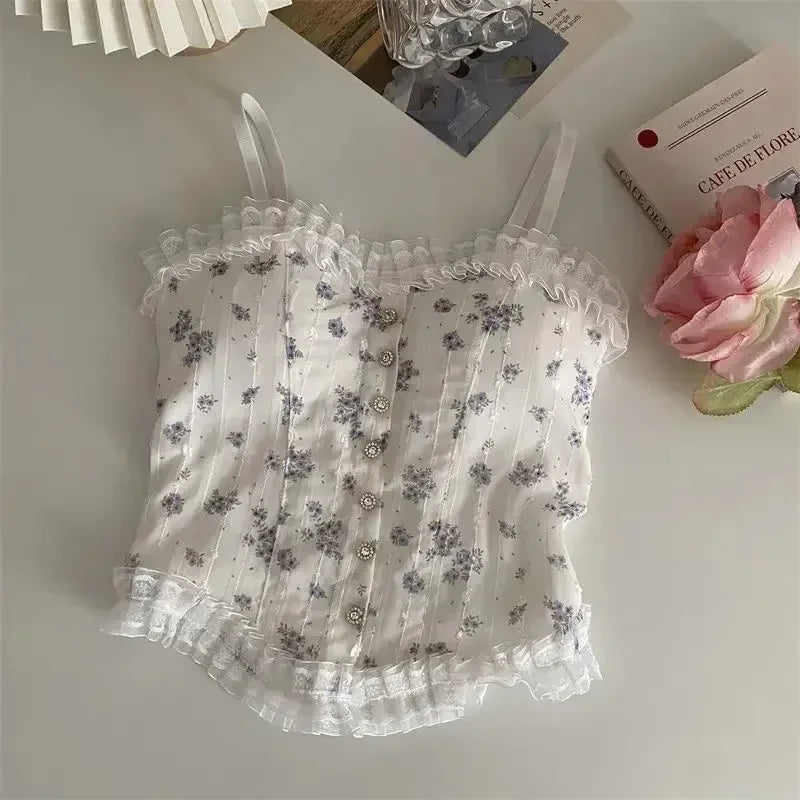 Florales Top – Feminin und verspielt