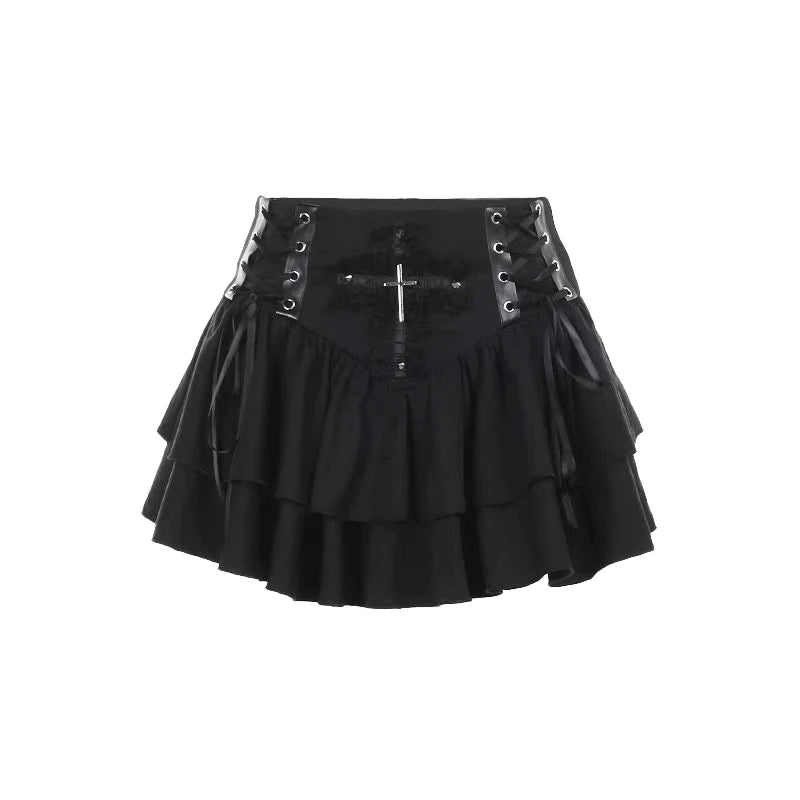 Gothic Corset Set / Gothic Minirock