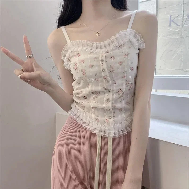 Florales Top – Feminin und verspielt